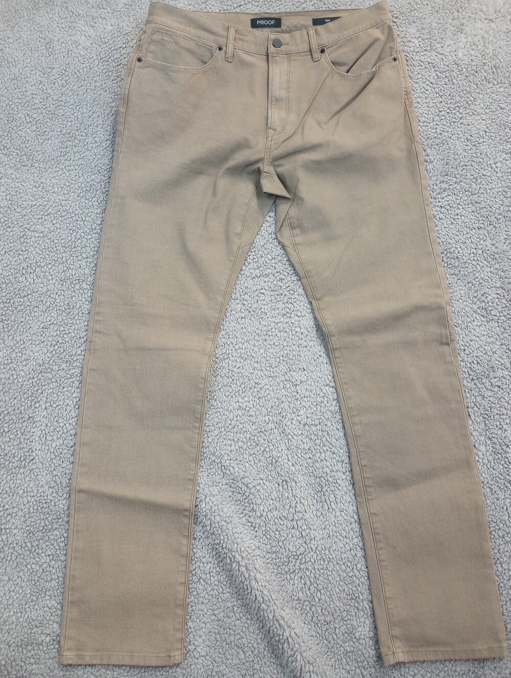 NWoT Proof Chinos Men's Size 34x34 Slim Fit 5 Pocket (0975)